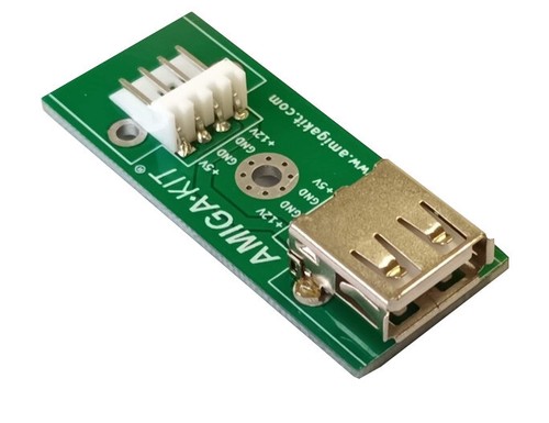 Floppy Power 4-pin Berg to USB Power Socket Coupler Joiner Adapter NEW - 第 1/1 張圖片