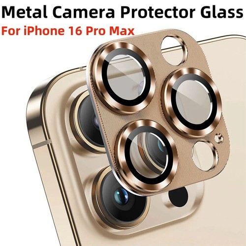 Vetro temperato metallo protezione obiettivo fotocamera per Apple iPhone 13 14 15 16 Pro Max - Foto 19 di 23