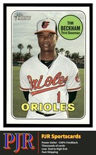 2018 Topps Heritage #616 Tim Beckham Baltimore Orioles  EXTRA 35% OFF 4+
