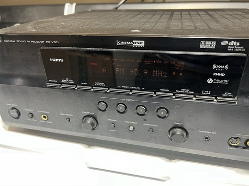 Yamaha RX-V861 7.1 Channel 105 Watts Per Ch. A/V Home Theater Receiver Black - Picture 2 of 4