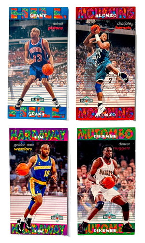 1995 NBA Jam Session Pop Ups 25 card insert set RARE Kemp Pippen Barkley G. Hill - Picture 4 of 12