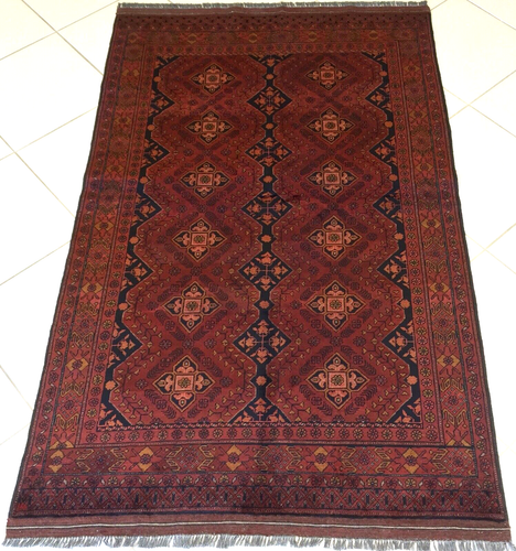 Afghan Teppich Turkmen Alt Original Khal Mohammadi Handgeknüpft Rug Carpet Tapis - Bild 3 von 10