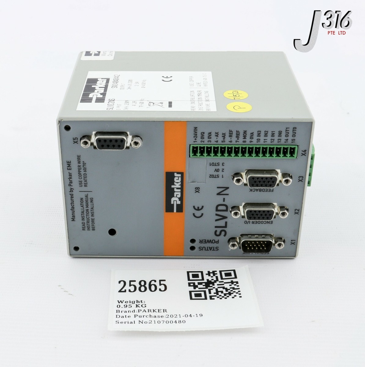 25865 PARKER SLVD-N DIGITAL SERVO DRIVE SLVD2NS | eBay