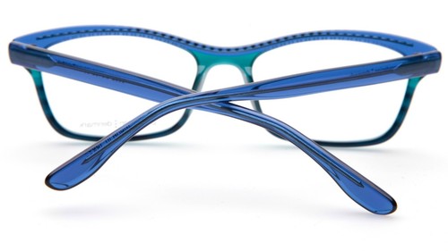 NEW PRODESIGN DENMARK 5632 c.9132 BLUE EYEGLASSES FRAME 53-17-140 B34mm - Picture 4 of 10