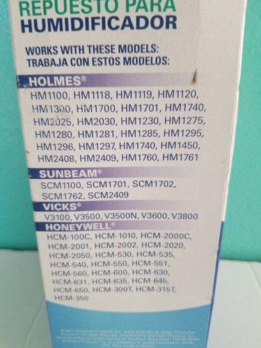  SF212  Sunbeam Humidifier Filter A Fits many Holmes & Sunbeam - Picture 3 of 3