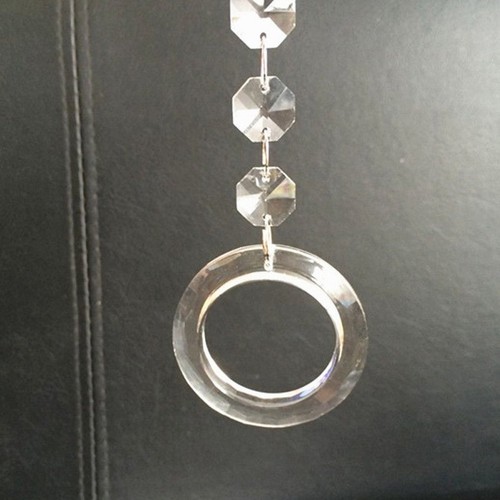 Newest 1Pc 5cm Handing Ring Chandelier Glass Crystals Lamp Prisms Drops Pendant Newest 1Pc 5cm Handing Ring Chandelier Glass Crystals Lamp Prisms Drops Pendant