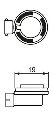 Bosch 1 987 302 081 Spotlight Bulb Fits Nissan NT400 Cabstar 28.12, 32.12, 35.12 - Picture 2 of 11