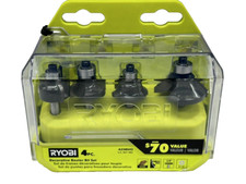RYOBI Decorative Router Bit Set 4 Pcs A25RS42 Max RPM of 30000/min