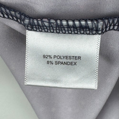 Peter Millar Summer Comfort Polo Golf Shirt Men Large Navy Blue All Over Print - Picture 6 of 9