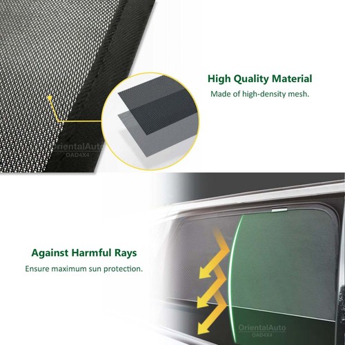 4PCS Magnetic Window Sun Shade Mesh Cover for Honda Jazz 2014+ - Picture 3 of 5