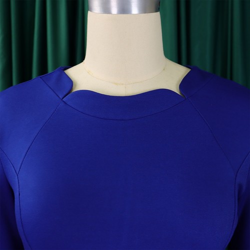 Damen Kleid Plisseekleider Bleistiftkleid Reißverschluss Abende Bodycon Arbeit Elegant - Bild 34 von 62