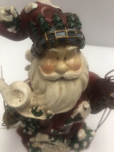 Estatuilla de Navidad de colección interiores del hogar celebremos a Santa Claus #55048 - 2002 - Imagen 13 de 17