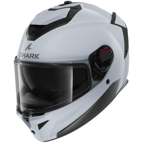 Full Face Helmet Shark SPARTAN GT PRO CARBON BLANK Light White Glossy - Picture 2 of 4