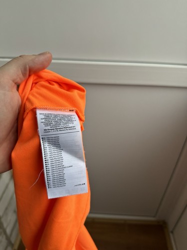 RF ROGER FEDERER 2015 DUBAI ATP ORANGE TENNIS SHIRT NIKE 677936-803 MENS SIZE L - Picture 5 of 7