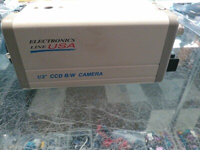 electronics line 1/3''ccd bw security camera DC-2803CB no lens working FREE SHIP