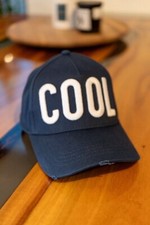 Image of ✅ Original Authentic Dsquared2 Navy Cool baseball cap ONE SIZE RRP 145£