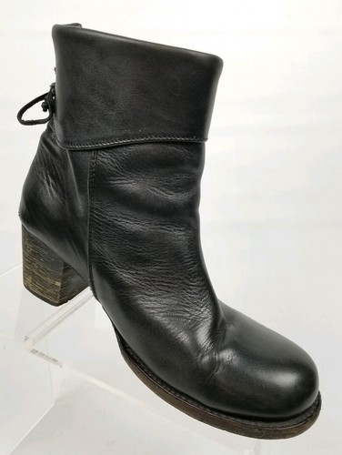 Bed Stu Cobbler Series Womens Ankle Boots Black Leather Size 6.5 - Picture 4 of 11