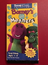 Barney's Best Manners VHS VCR Video Tape Movie