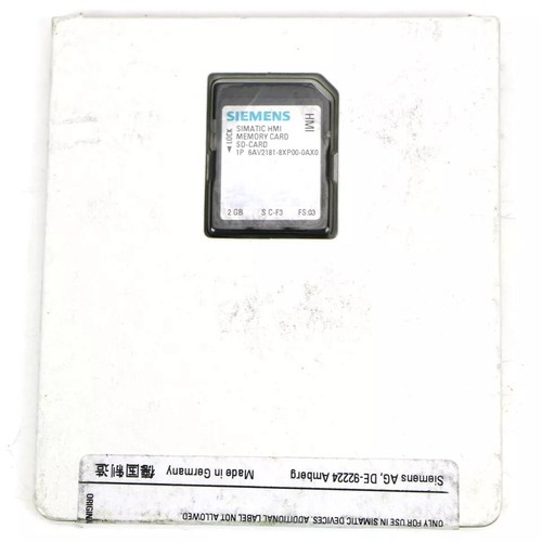 New In Box SIEMENS 6AV2181-8XP00-0AX0 6AV2 181-8XP00-0AX0 Memory Card - Bild 2 von 3