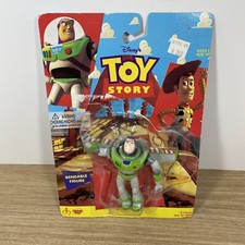 Toy Story Rare 1995 Thinkway BUZZ LIGHTYEAR Bendable Figure Disney