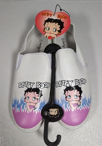 Zapatos sin cordones Betty Boop informales para mujer talla 8 nuevos 100% veganos amigables - Imagen 11 de 11