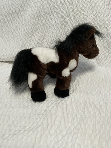 Pony de caballo GANZ Webkinz adopta una mascota pinto HM147 caballo pony código de felpa sin abrir - Imagen 3 de 9