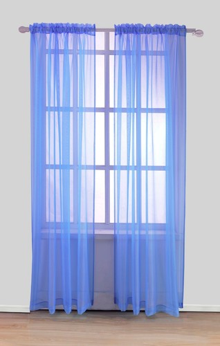 Elegance transparente Voile Stange Tasche Scheibengardine Paneel, 81010 - Bild 4 von 13