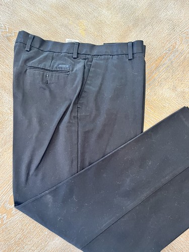Dockers D3 Mens Pants 38X30 Black Flat Front Mid Rise Straight Leg - Picture 3 of 7