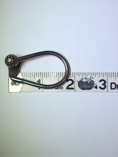 Sterling Silver Golf Key Ring Club & Ball 925 Dad Gift Keychain Golfing Golfer - Picture 6 of 6