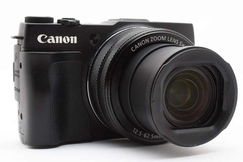 Canon PowerShot G1X Mark II Schwarz Kompakt Digitalkamera Englisch Sprache Gebraucht - Bild 3 von 5