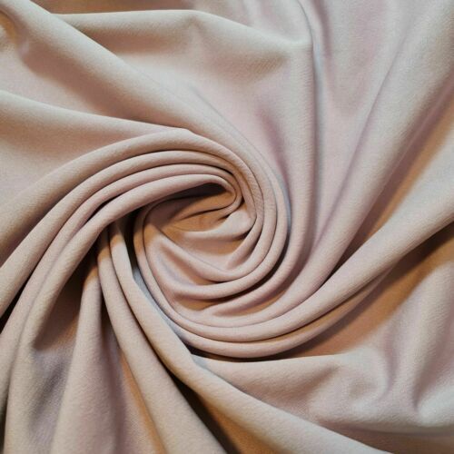 Scuba Crepe Fabric 4 way Stretch Elastane Jersey Spandex Dress Material 58" wide - Picture 37 of 48