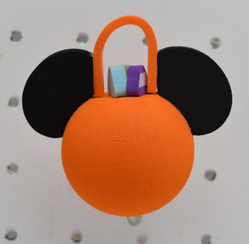 Disney Mickey Ears Halloween Candy Bucket Antenna Ball Trick Treat Jack OLantern - Picture 2 of 2