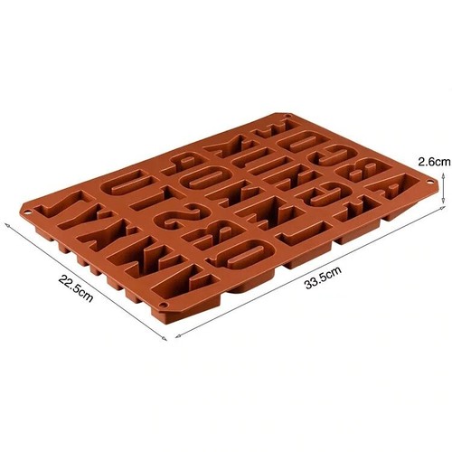 Betonformen Putz Zahl Silikon Formen Großer Buchstabe Kleinbuchstaben - Bild 3 von 15