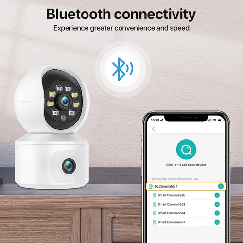 6MP WiFi IP Camera Dual Lens Dual Screen Baby Monitor Home Security Surveillance - Picture 15 of 19
