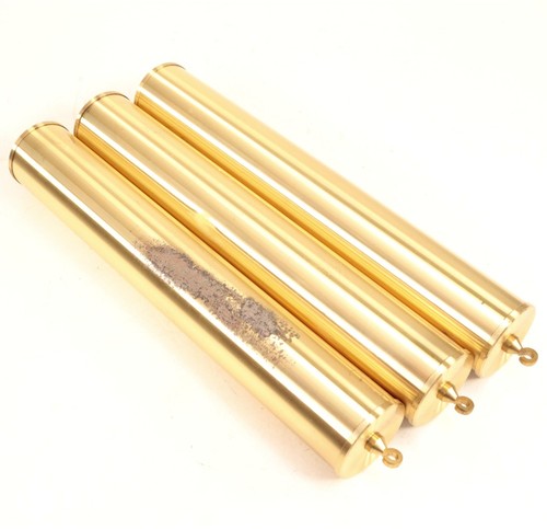 Messing Uhrengewicht Schalen (3) 9-15/16 Zoll - nur Schalen - KS1126 - Bild 1 von 4