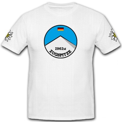 Zugspitze Highest Mountain Peaks in Germany Wetterstein Mountains - T Shirt #11139