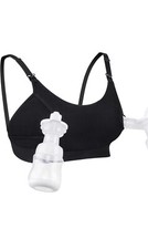 MOMCOZY Hands Free Pumping Bra, Adjustable Breast-Pump Holding and Nursing. XL