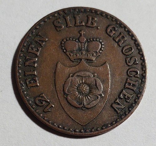 Deutscher Staat 1858A Lippe Detmold 1 Pfennig schön vz KM 260 Mtg 0,900