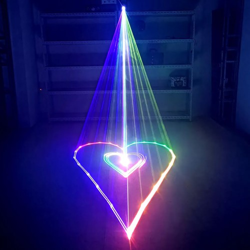 App Edit 5W RGB iLDA DMX Animation laser projector For Wedding Party Stage Light - Picture 7 of 16