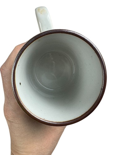 Vintage Set of 4 MCM Speckled Stoneware Dansk Brown Mist Style Rustic Mugs - Picture 14 of 24