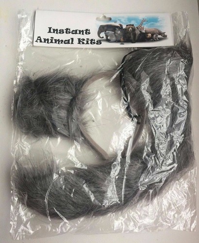 Animal Ears Bow Tail Costume Set for Kids & Adults - Halloween Fancy Dress - Picture 48 of 71