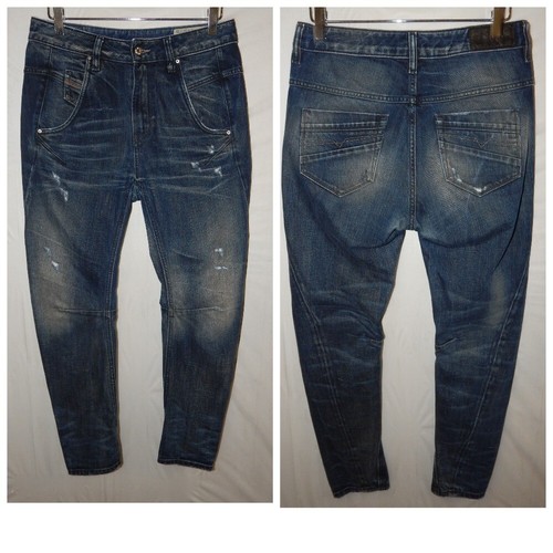 DIESEL Women's Fayza Relaxed-Boyfriend Low Waist Jeans. Size W25 L32 - Picture 1 of 11