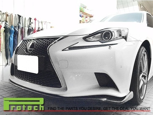 AG Look Front Lip For 14-16 LEXUS IS250 IS350  w/ F-Sport Package Carbon  - Foto 1 di 4