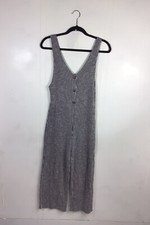 Caution To The Wind Stripe Jumpsuit Womens Medium