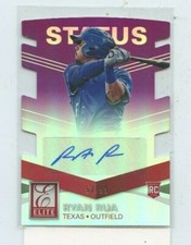 RYAN RUA 2015 Panini Elite Signatures Status Purple Die-Cut Auto Autograph /99