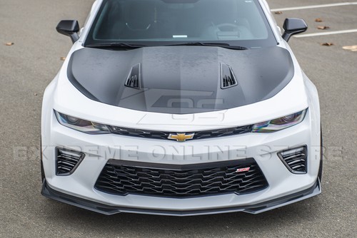 Refresh ZL1 Hydro-Dipped Carbon Fiber Front Lip & Side Skirts For 16-Up Camaro - Bild 3 von 12
