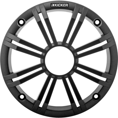 KICKER 45BKMG8C MARINE/BOAT 8" KM SPEAKER GRILLE/GRILL/COVER CHARCOAL (PAIR) - Picture 2 of 2