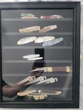 casexx pocket knives Queen Mother Of Pearl Stag Bone Kabar Colonel Coon Buck