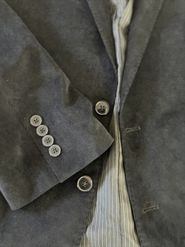 FALL/WINTER Calvin Klein Men's Black Corduroy Blazer 46R $595 - Picture 10 of 10