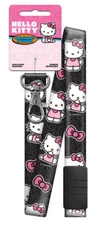 Hello Kitty LANYARD keychain Black Pink Hello Kitty BREAKAWAY Authentic SANRIO